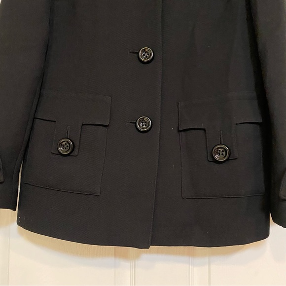 Women’s INC WOOL black peacoat size M - Picture 5 of 5
